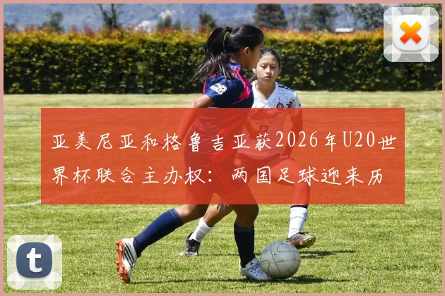 亚美尼亚和格鲁吉亚获2026年U20世界杯联合主办权:两国足球迎来历史性机遇,赛事筹备与展望全解析